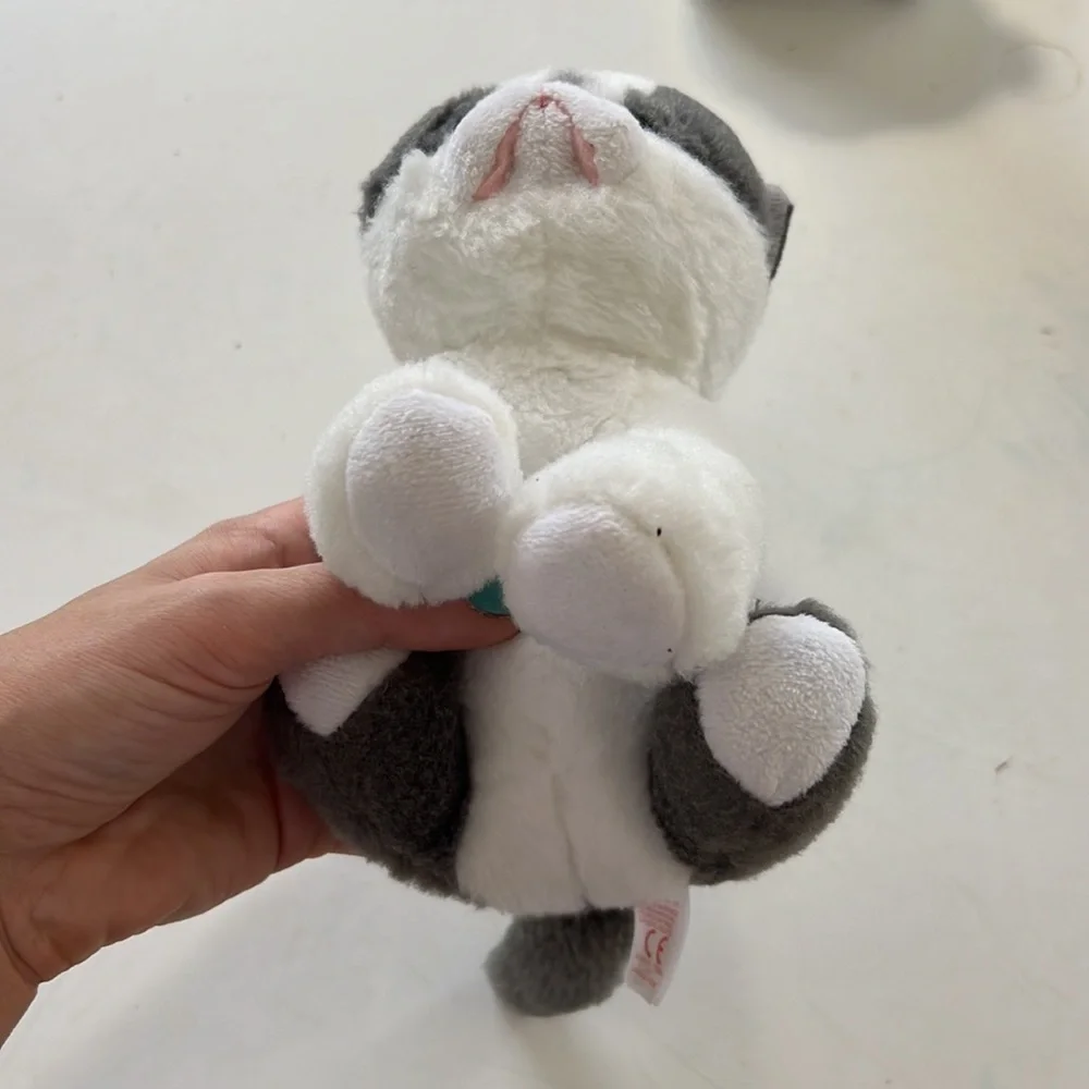 GIFTED Lot Ty Beanies Babies YANG Plush 6" Kitty Cat Kitten Stuffed Animal Gray - Picture 14 of 14